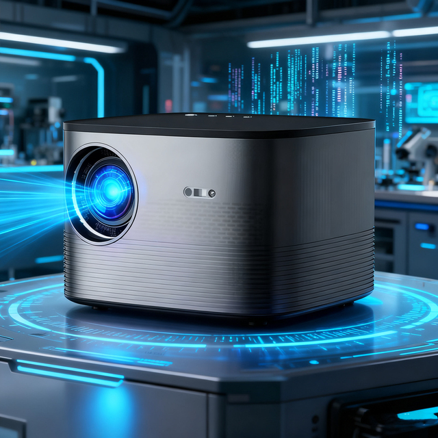 F18 Smart Android 11 Mini Projector 330 ANSI Portable Home Cinema Phone Projector for Education and Business Use