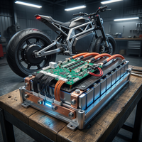 Placa PCBA BMS de Batería de Iones de Litio de Alta Corriente Inteligente OEM para Motocicletas Eléctricas y Estaciones de Energía Portátiles para Exteriores