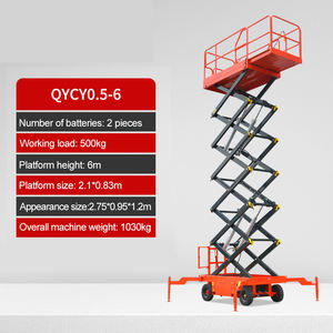 स्लाप्ड इलाके के काम के लिए <span class=keywords><strong>25</strong></span>% ग्रेडेबिलिटी और एक्सटेंडेबल प्लेटफॉर्म के साथ उच्च-प्रदर्शन कैंची लिफ्ट - Product Image 1
