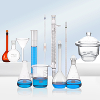 Flacon compte-gouttes en verre ambré de laboratoire JOAN
