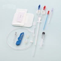 Kit de cathéters d'hémodialyse en gros, à lumière simple, double ou triple, de qualité médicale, approuvé CE ISO