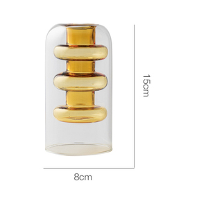 Jarrón <span class=keywords><strong>de</strong></span> Flores <span class=keywords><strong>de</strong></span> Vidrio Transparente Decorado en el <span class=keywords><strong>Centro</strong></span> para el Día <span class=keywords><strong>de</strong></span> San Valentín, Hecho en Jiangsu - Product Image 5