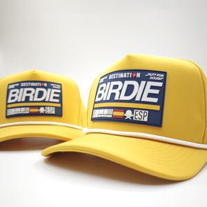 Casquette de baseball ajustable pour papa, en polyester Dobby Dot imperméable, avec logo brodé personnalisé, 5 panneaux, perforations découpées au laser, pour le sport et le golf - Product Image 6