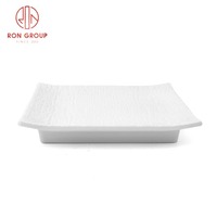 Onbreekbaar En Duurzaam 7 9 11 Inch Diner Plastic Platen Restaurant Keuken Dessert Pasta Vierkante Platen Melamine