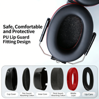 Casque audio supra-auriculaire complet avec protection intégrale, bandeau réglable Qualcomm, coussinets d'oreille confortables, réduction de bruit ENC, étanchéité IPX-3