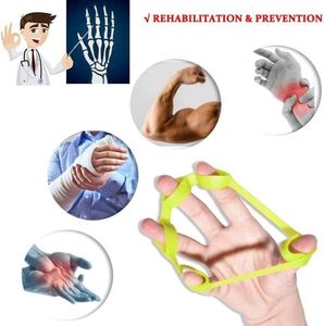 Finger Strength Trainer Silicone Finger Trainer, Multi-Functional Hand Exerciser for Finger <b>Stretching</b> & Recovery - Product Image 3