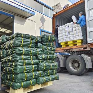 Bâche robuste 10 Mil 20X30ft bâche en plastique laminé bleu argent bâche industrielle imperméable résistante aux intempéries bâche - Product Image 4