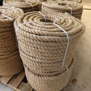 Màu sắc tự nhiên 3-strands Xoắn đay dây Manila gai quanh co trong cuộn dây nhựa cho trang trí - Product Image 2