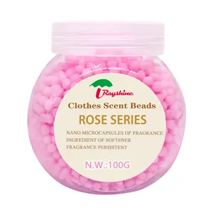 Rayshine Clothes Cleaning Laundry Scent Booster Beads Rose Fragrance 100g