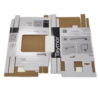 Boîte en carton ondulé personnalisée imprimée en quatre couleurs, boîte pliante de luxe, emballage en matériaux recyclés, emballage de produits électroniques