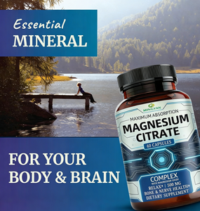 Capsules de citrate de magnésium complexe OEM/ODM 500 MG pour fournir de l'énergie, complément de magnésium à absorption élevée pour adultes - Product Image 2