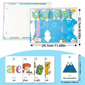 78 Piezas de Materiales Escolares para Jardín de Infancia, Artículos Imprescindibles para el Aula, Materiales de Terapia del Habla, Construcción de Frases para Niños - Product Image 6