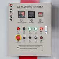 Cabine de peinture avec ventilateur d'extraction, brûleur diesel et éclairage LED, puissance 6KW, pour séchage rapide par soufflerie