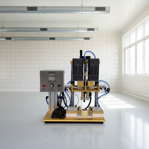 เครื่องปิดฝาขวดกึ่งอัตโนมัติประสิทธิภาพสูงพร้อมมอเตอร์สำหรับขวดเครื่องสำอาง อาหาร และโลชั่น - Product Image 1