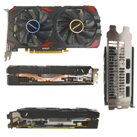   Cartes graphiques pour ordinateur Radeon RX 5700 XT 8 Go GDDR6 2560SP 256 bits GPU OEM ODM Carte vidéo RX 580 5700XT