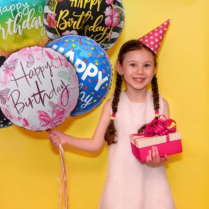 Ballon en aluminium à l'hélium « Joyeux Anniversaire » en gros pour la décoration de fêtes d'anniversaire, adapté aux enfants, aux adultes et aux baby showers - Product Image 3