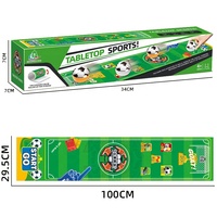 Set Permainan Sepak Bola Meja CY680-2, Alat Pereda Stres Kantor, Mainan Tembak Sepak Bola Meja untuk Anak-anak