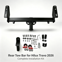 Attelage de remorquage arrière robuste 4x4 pour Toyota Hilux Travo 2026 Pickup, accessoires de remorquage tout-terrain