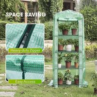 Serre de jardin portable pour plantes, serre de protection des plantes pour l'extérieur et la cour arrière