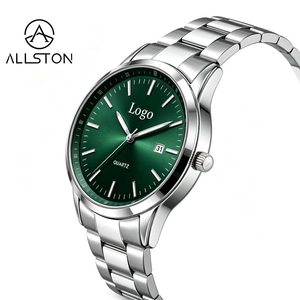 Montre à quartz pour homme personnalisée Invic, bracelet en cuir et acier inoxydable, cadran analogique simple, diamètre 40 mm, vente chaude, mode, ODM, OEM - Product Image 1