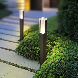 Lumière de pelouse LED minimaliste moderne, étanche IP65, lumière de cour pour jardins, villas, parcs et éclairage paysager - Product Image 1