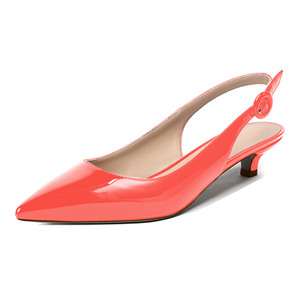 Di alta qualità da donna estate a punta chiusa gattino <span class=keywords><strong>tacco</strong></span> <span class=keywords><strong>basso</strong></span> <span class=keywords><strong>sandali</strong></span> graziosi cinturino alla caviglia da donna scarpe eleganti per feste all'ingrosso - Product Image 2