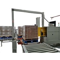Emballage Machine d'emballage et de cerclage de palettes entièrement automatique Merveilleux Facile à utiliser Économisez 50% Film étirable