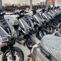 Moto électrique à batterie lithium 72V 2000W haute vitesse avec moteur sans balais pour adultes