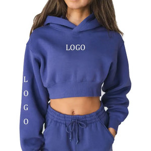 Sweatshirts à capuche personnalisés pour femmes Pull uni Sweatshirts à capuche pour filles Coton léger Entraînement Sports Gym - Product Image 4