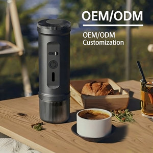 Machine à expresso portable auto-chauffante 20 bars, cafetière de voyage 2-en-1 pour capsules <span class=keywords><strong>Nespresso</strong></span> et café moulu, voiture/bureau/camping - Product Image 1