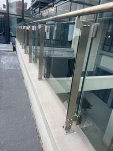 304 מפעל oem/odm סיפק התקנה קלה להתקנה מוט נירוסטה מעקה עמודה חיצונית עבור מדרגות בית חולים - Product Image 6