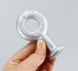 Accessoire pour câble électrique en acier galvanisé de type Q/QP, œil à boule, œil à douille, œil à boule et à douille, œil à boule pour suspension - Product Image 1