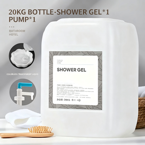 Gel douche liquide au thé blanc de taille standard pour hôtel cinq étoiles, maison d'hôtes, bain public, 500 ml, nourrissant, extrait de plantes naturelles, floral pour le corps - Product Image 4