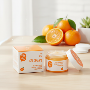 QyoQyo Tangerine Bright K-Beauty K-Peel Concept - Crema Hidratante Facial Antienvejecimiento de 85 ml, Gel Humectante para Todo Tipo de Piel - Product Image 3