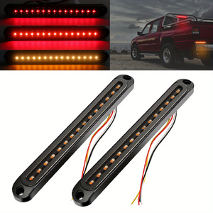 Feu arrière automatique LED feu <span class=keywords><strong>d</strong></span>'identification de remorque Led clignotant feu arrière barre <span class=keywords><strong>bande</strong></span> camion feux de position latéraux arrière - Product Image 2