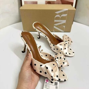 ZA2026 Nuove <span class=keywords><strong>Scarpe</strong></span> Estive da <span class=keywords><strong>Donna</strong></span>, Effetto Satinato con Fiocco, Eleganti Sandali alla Moda con Punta Quadrata e Tacco Sottile - Product Image 3