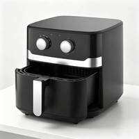 Nouvelle Conception Friteuse à Air Chaud 6,5L Sans Huile Mécanique avec Fenêtre pour Cuisine Domestique – Prix Abordable