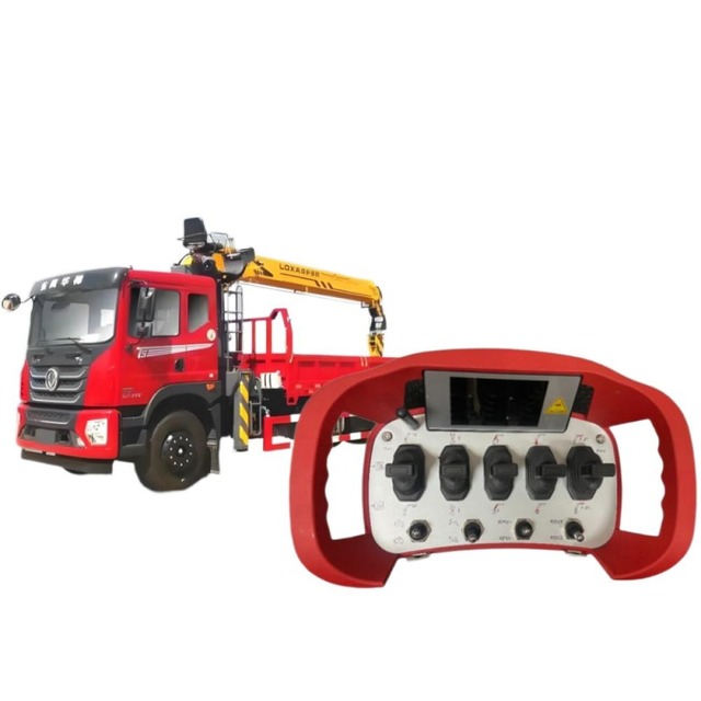 Wireless Remote Control Crane Solenoid Motor Pilot Valve Industrial 4 5 6Joystick 2.4GHz 433 915MHz 12V 24V