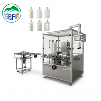 Remplisseuse horizontale intermittente pour boîtes de bouteilles 60-130 BPM, cartonneuse haute efficacité avec pliage de la notice