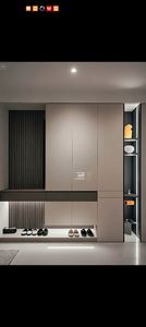 ตู้เสื้อผ้าห้องนอนไม้เนื้อแข็งระดับไฮเอนด์หรูหราดีไซน์ทันสมัยตู้เสื้อผ้าแบบวอล์กอินสำหรับเฟอร์นิเจอร์ - Product Image 2