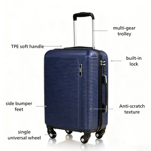 <span class=keywords><strong>Bagage</strong></span> <span class=keywords><strong>à</strong></span> <span class=keywords><strong>main</strong></span> léger de luxe avec serrure <span class=keywords><strong>à</strong></span> combinaison et roues universelles pour les voyages unisexes - Product Image 3