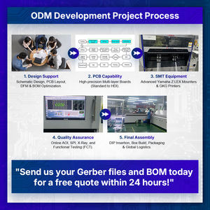 Fournisseur de fabrication de circuits imprimés Jiehao pour circuits imprimés multicouches, masque de soudure jaune, modèle A002, OEM PCBA - Product Image 5