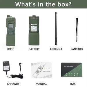 Radio bidirectionnelle portative Baofeng BF-AR152 10W Puissante AR152 avec batterie Baofeng 12000mAh 10km Double bande <span class=keywords><strong>PRC</strong></span>-<span class=keywords><strong>152</strong></span> Émetteur-récepteur - Product Image 4