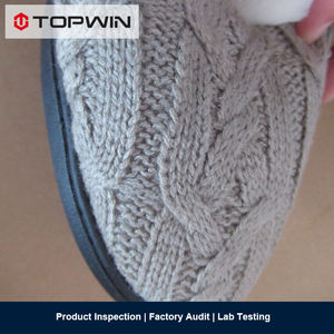 Pantoufles d'hiver FBA Services d'inspection du contrôle de la qualité <span class=keywords><strong>Audit</strong></span> d'usine tiers en anglais - Product Image 6