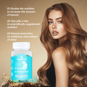 Vitaminas para la Caída del Cabello Aegelwell - Gomitas de Maracuyá con Biotina, Colágeno y Folato para Uñas Más Fuertes y Piel Saludable - Product Image 6