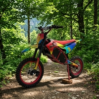 Nouvelle moto tout-terrain électrique TengQi 72V 6000W 80Km/h ZheJiang avec batterie au lithium
