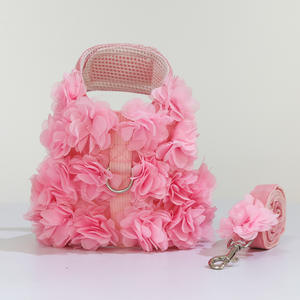 2025 laris baru jenis rompi lucu tali timbal anjing tali dada gaya bebas Harness anjing kucing unik warna-warni Harness musim panas - Product Image 2