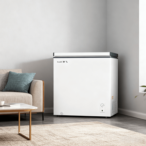 Frestec 200L derin dondurucu, ev kullanımı için enerji verimli dondurucu, dondurulmuş gıda ve bakkaliye saklamak için kompakt ve güvenilir - Product Image 4