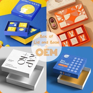 Boîte en carton rigide personnalisée avec couvercle et base, impression UV, pour emballage alimentaire, papier artistique, rectangle, design OEM - Product Image 2
