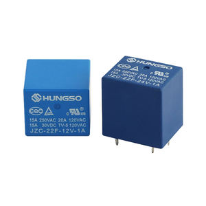 Hungso 15A мини-реле мощности, <span class=keywords><strong>JZC</strong></span>-<span class=keywords><strong>22F</strong></span> 12 В, 4 контакта, 5 контактов, 20 А, реле платы - Product Image 6